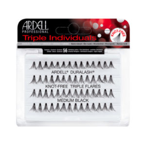 Ardell Ciglia Triple Individuals Senza Nodo Medium Black