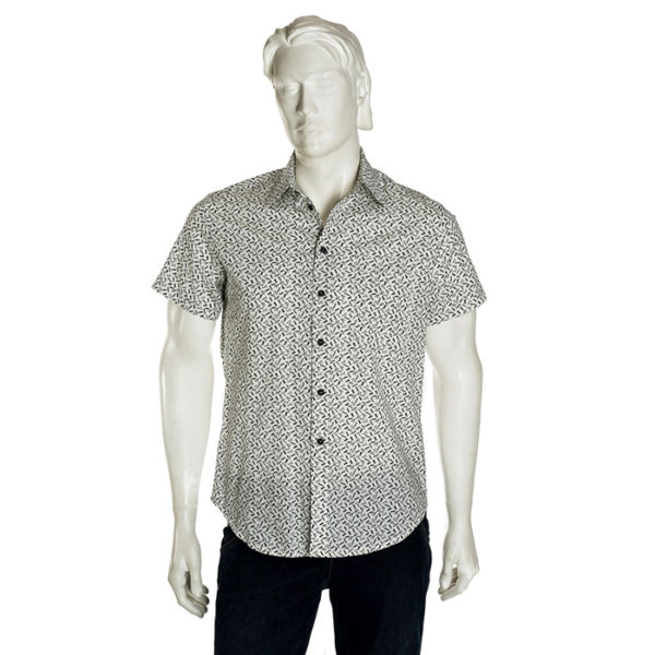 MRC Camicia Barber Tools Bianco Fantasia Taglia XL - immagine 2