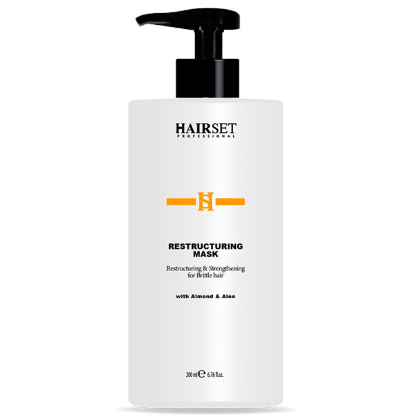 Hair Set Restructuring Mask 200ml - Per Capelli Danneggiati E Sfibrati