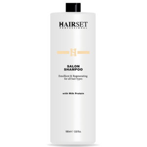 Hair Set Salon Shampoo 1000ml - Rigenerante Con Proteine Del Latte