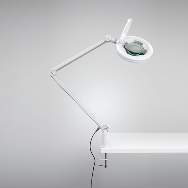 Lampada Lente 5d Led Air Touch Da Tavolo Con Morsetto