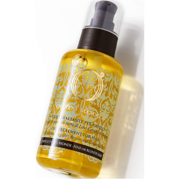Oro Del Marocco Olioseta Trattamento Olio Per Capelli Fini O Biondi 100ml - immagine 2