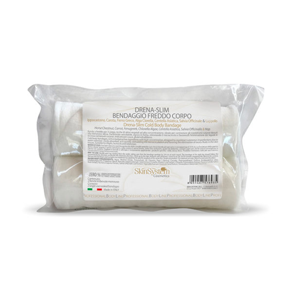 Skin System Drena-Slim Bendaggio Corpo A Freddo (Confezione 2 Bende)