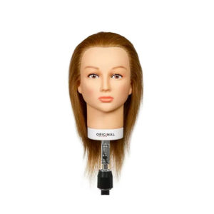 Testa Studio Isaline Capelli Naturali Castano Chiaro 40cm
