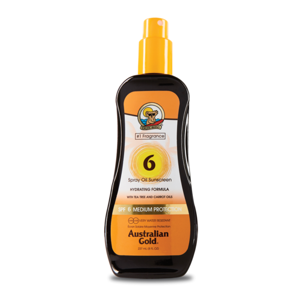 Australian Gold Protezione Solare SPF 6 237ml Con Olio Di Carota